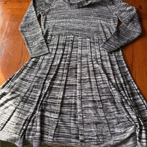 Calvin Klein Black and White Knit Dress